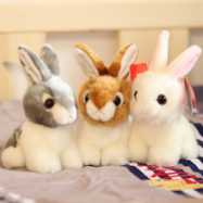 仿真兔子可爱小白兔毛绒玩具精品抓机布娃娃玩偶儿童生日礼物