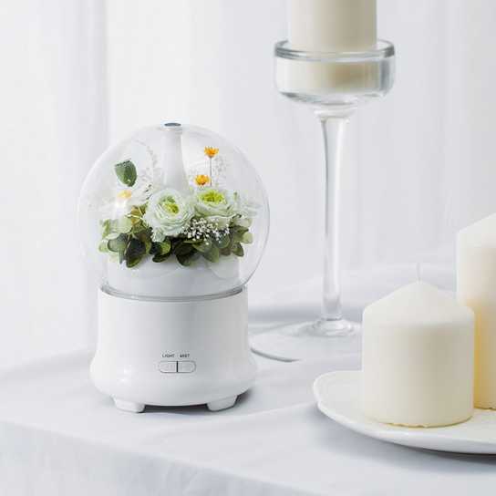 新品创意永生花香薰机加湿器节庆生日实物礼物企业礼品