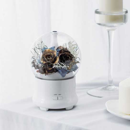 新品创意永生花香薰机加湿器节庆生日实物礼物企业礼品