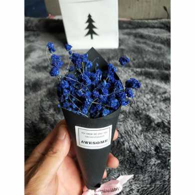 小清新满天星手工干花情人草礼物圣诞节节日礼物小花束礼盒配套