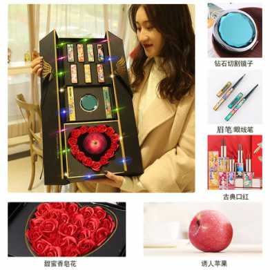 香皂花礼盒巧克力圣诞节礼物新品创意新奇实用情人节礼物