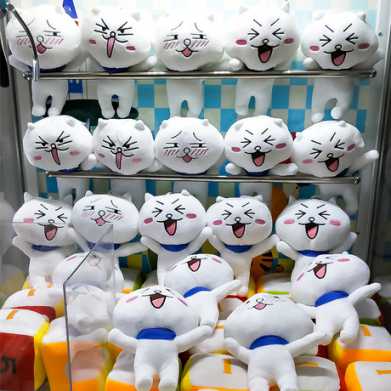 7寸八寸精品布偶娃娃机小娃娃婚庆礼物玩偶夹娃娃机公仔毛绒玩具