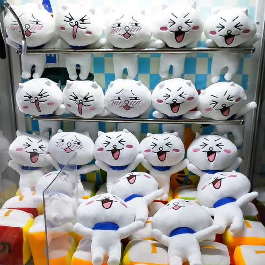 7寸八寸精品布偶娃娃机小娃娃婚庆礼物玩偶夹娃娃机公仔毛绒玩具