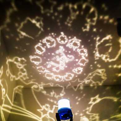 T  星空伊人LED投影仪七彩小夜灯安睡灯创意礼品新奇热卖