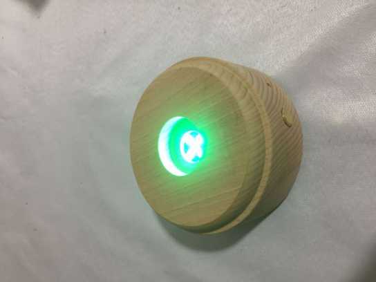 蓝牙木质音乐盒水晶球热销创意生日礼品3d小夜灯摆件