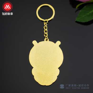 金属创意卡通动物异型钥匙扣 珐琅烤漆钥匙赠品挂件礼品