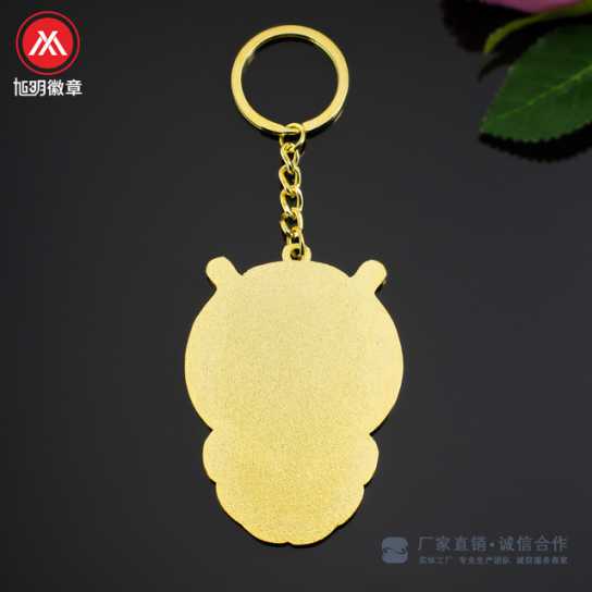 金属创意卡通动物异型钥匙扣 珐琅烤漆钥匙赠品挂件礼品