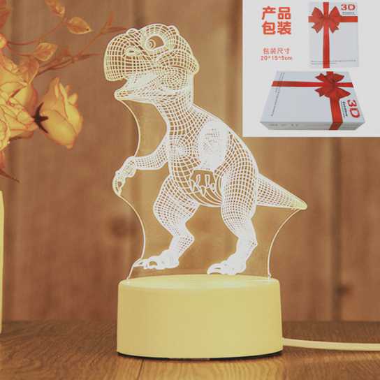 爆款 创意礼品3d小夜灯 led卧室装饰插电小台灯 生日礼物