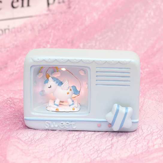 独角兽星星灯小夜灯少女心创意礼品摆件学生女孩儿童圣诞生日礼物