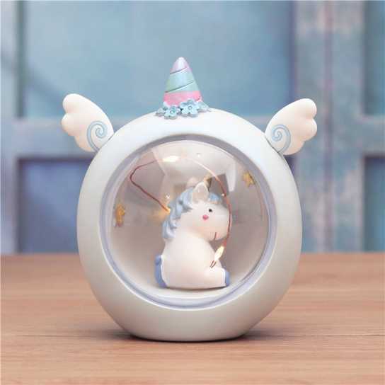 独角兽星星灯小夜灯少女心创意礼品摆件学生女孩儿童圣诞生日礼物