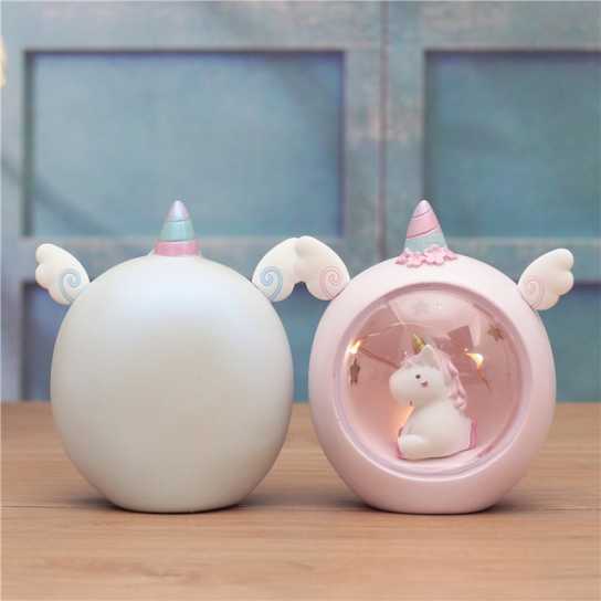 独角兽星星灯小夜灯少女心创意礼品摆件学生女孩儿童圣诞生日礼物