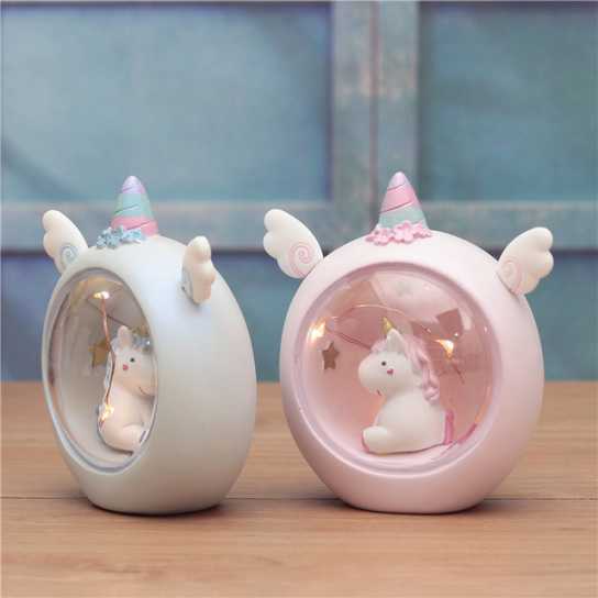 独角兽星星灯小夜灯少女心创意礼品摆件学生女孩儿童圣诞生日礼物