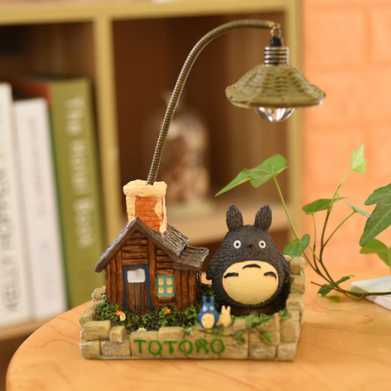 日式杂货森林精灵猫小夜灯卧室摆件树脂工艺品学生生日礼物