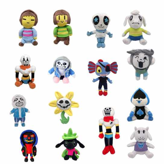 9款传说之下毛绒玩具undertale游戏周边sans公仔生日礼物25-36cm