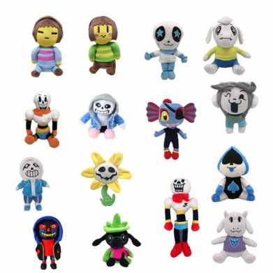9款传说之下毛绒玩具undertale游戏周边sans公仔生日礼物25-36cm