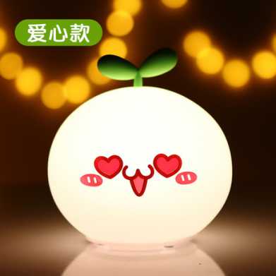 情人节礼物硅胶拍拍灯 七彩卡通氛围灯led卧室伴睡小夜灯创意礼品