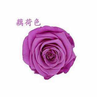 永生花玫瑰花头4-5cmB级8朵盒装保鲜花 情人节生日礼物干花花束