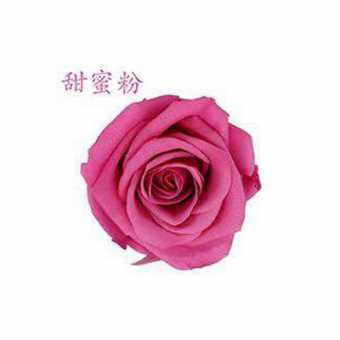 永生花玫瑰花头4-5cmB级8朵盒装保鲜花 情人节生日礼物干花花束