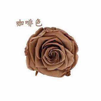永生花玫瑰花头4-5cmB级8朵盒装保鲜花 情人节生日礼物干花花束