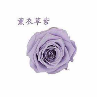 永生花玫瑰花头4-5cmB级8朵盒装保鲜花 情人节生日礼物干花花束