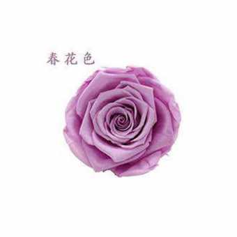 永生花玫瑰花头4-5cmB级8朵盒装保鲜花 情人节生日礼物干花花束