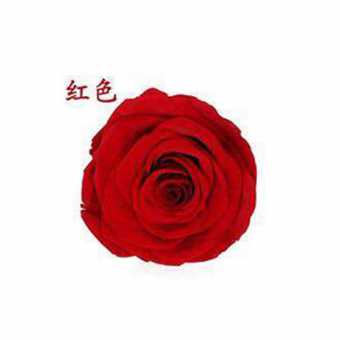 永生花玫瑰花头4-5cmB级8朵盒装保鲜花 情人节生日礼物干花花束