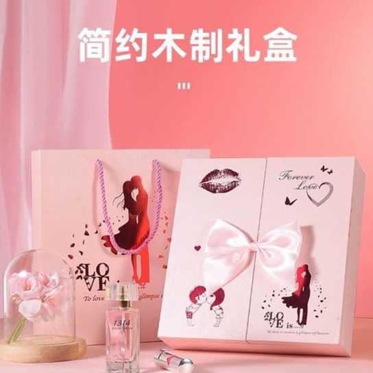 S925银一周耳钉玫瑰礼盒送女生朋友闺蜜七夕情人节礼品盒生日礼物