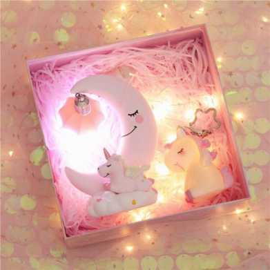 少女心走心生日礼物女生独角兽星星灯礼盒炫彩送女孩闺蜜朋友情侣