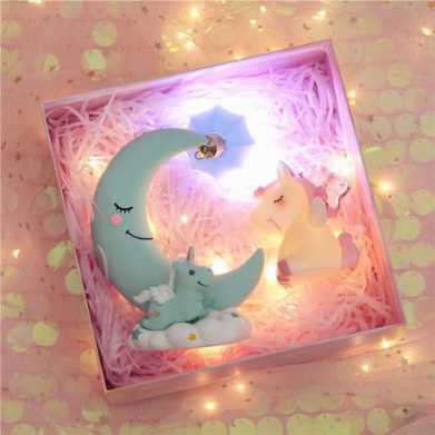 少女心走心生日礼物女生独角兽星星灯礼盒炫彩送女孩闺蜜朋友情侣