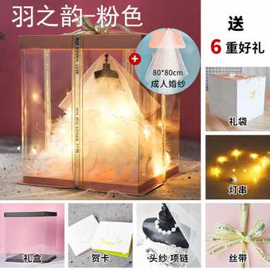 生日礼物创意抖音爆款送女生闺蜜礼品婚纱模型