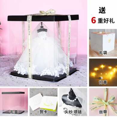 生日礼物创意抖音爆款送女生闺蜜礼品婚纱模型