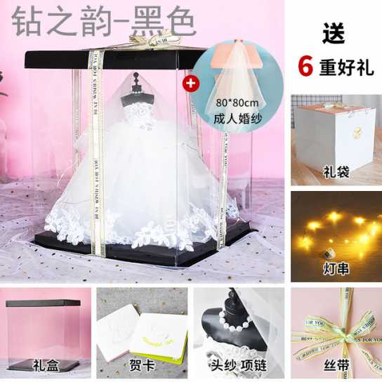 生日礼物创意抖音爆款送女生闺蜜礼品婚纱模型