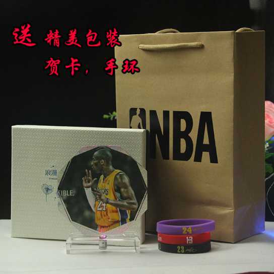 篮球迷生日礼物送男生科比詹姆斯库里哈登照片周边实用纪念品