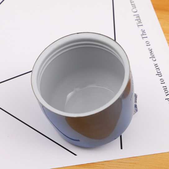 不锈钢真空保温杯便携带提绳子弹头水杯创意商务礼品杯子