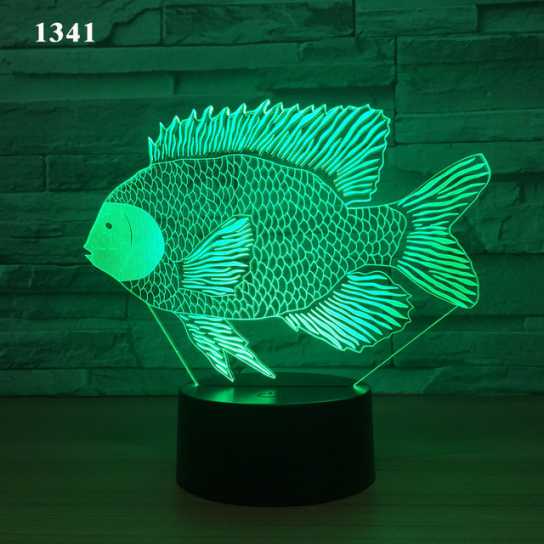 新奇特电子礼品3d小夜灯创意亚克力装饰氛围灯led七彩触摸床头灯