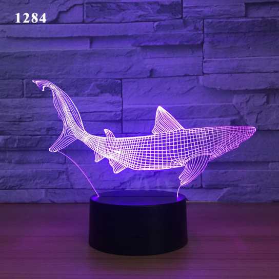 新奇特电子礼品3d小夜灯创意亚克力装饰氛围灯led七彩触摸床头灯