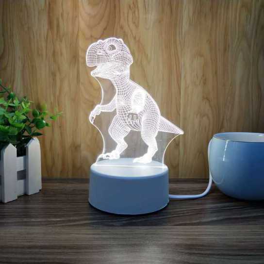 圣诞创意礼品3D立体led小夜灯卡通台灯生日礼物婚庆