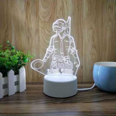 圣诞创意礼品3D立体led小夜灯卡通台灯生日礼物婚庆