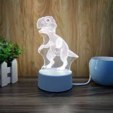 圣诞创意礼品3D立体led小夜灯卡通台灯生日礼物婚庆