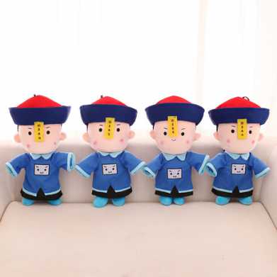 捡到一个小僵尸毛绒玩具公仔多来福恶搞精品抱枕生日礼物