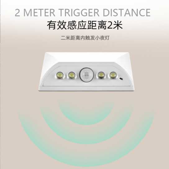 创意小夜灯LED人体感应感光门口钥匙灯起夜走廊过道灯精品