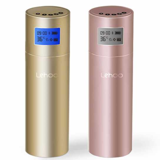 创意智能保温杯lehoo不锈钢显示温度户外水杯商务保温杯礼品