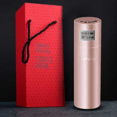 创意智能保温杯lehoo不锈钢显示温度户外水杯商务保温杯礼品