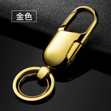 jobon中邦钥匙扣 男士简约高档不锈钢腰挂汽车钥匙链挂件创意礼品
