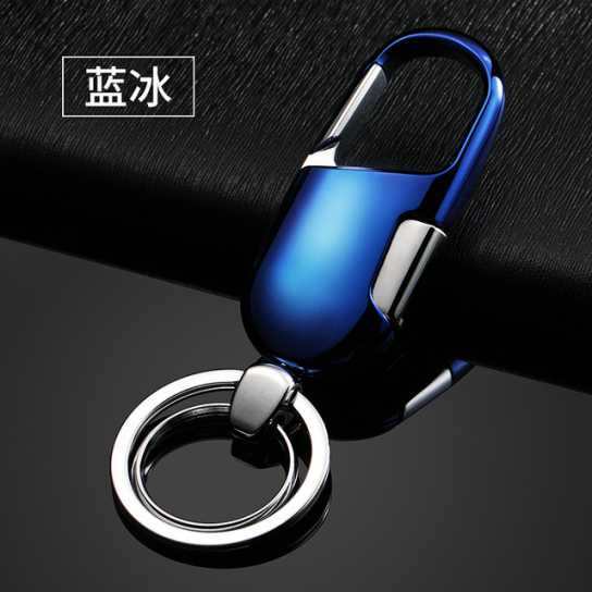 jobon中邦钥匙扣 男士简约高档不锈钢腰挂汽车钥匙链挂件创意礼品