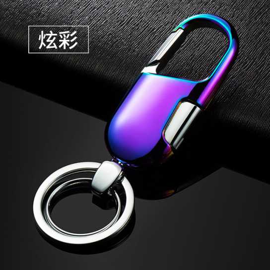 jobon中邦钥匙扣 男士简约高档不锈钢腰挂汽车钥匙链挂件创意礼品