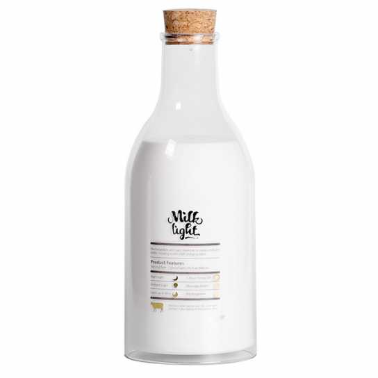 九猪牛奶瓶灯伴睡留言灯 usb创意夜灯生日礼物硅胶新奇特小夜灯