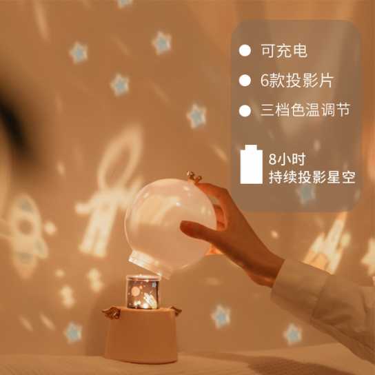 守护天使星空投影灯创意网红浪漫生日礼物地摊货源小夜灯
