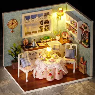 智趣屋创意diy小屋幸福小天地手工拼装模型房子建筑男女生日礼物
