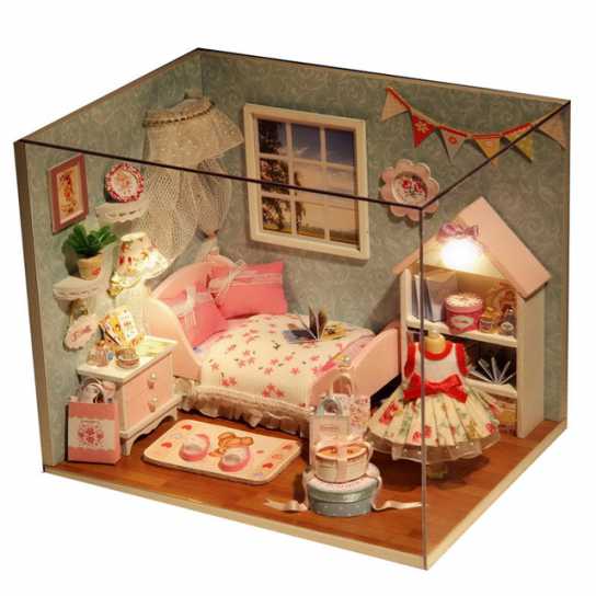 智趣屋创意diy小屋幸福小天地手工拼装模型房子建筑男女生日礼物
